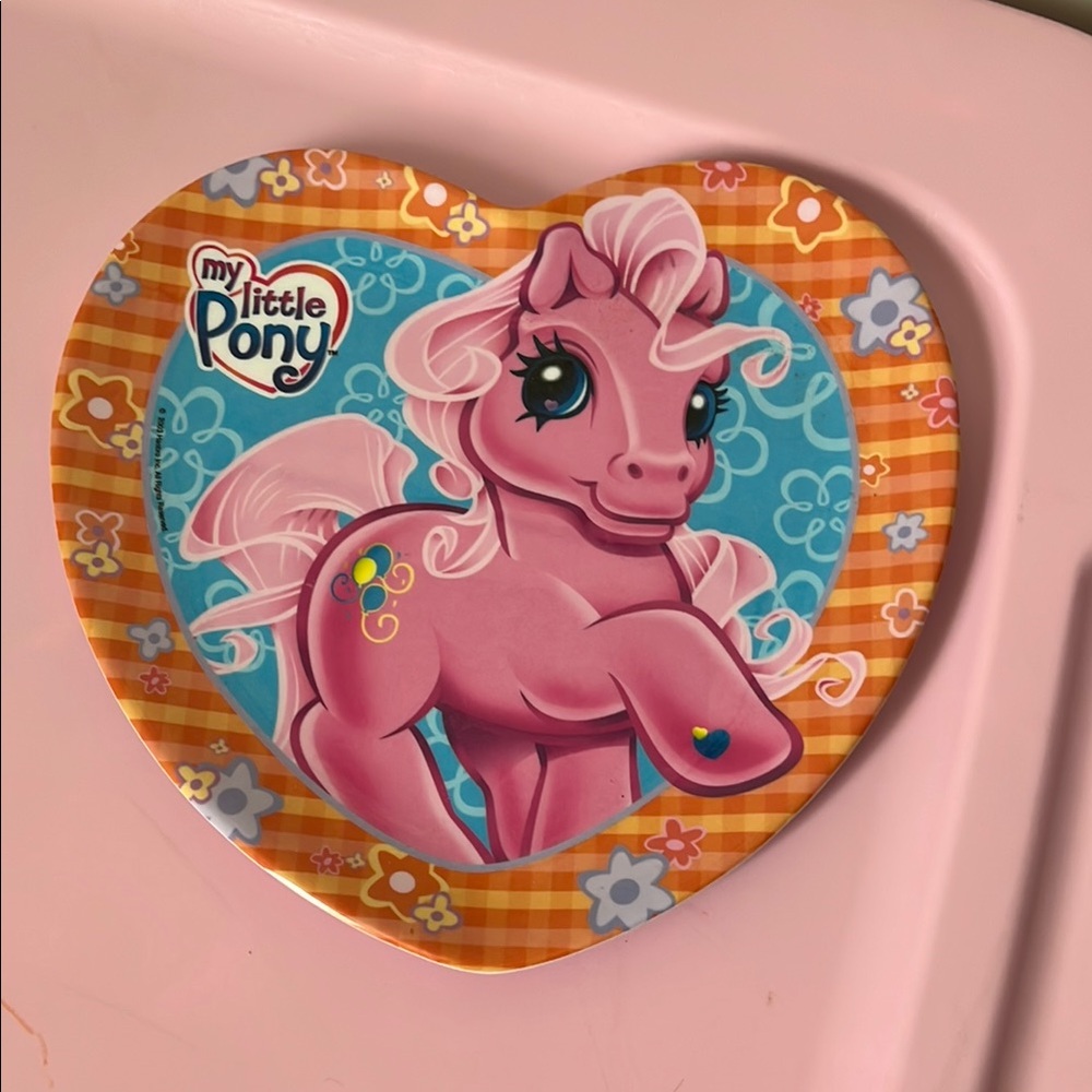 My little pony vintage plate